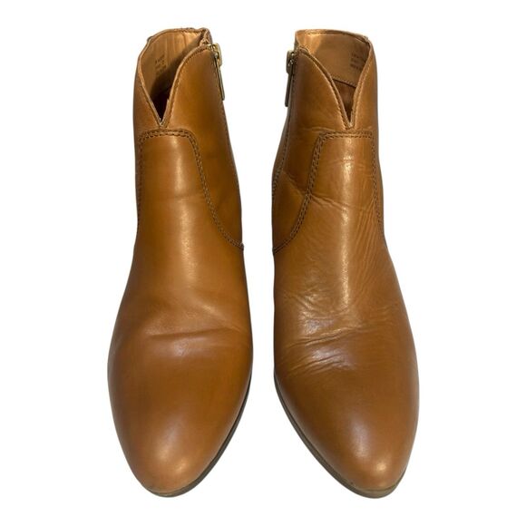 Frye Jennifer Leather Ankle Booties Women’s Size 8.5M Cognac Tan EUC - Picture 2 of 9